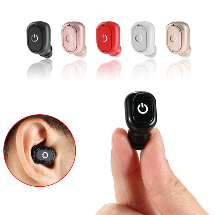 H58 Bluetooth 4.1 Single In-ear Invisible Wireless Bluetooth Earphone(Black)