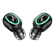 M9 Bluetooth 5.1 Business Style In-ear Stereo Wireless Bluetooth Earphone(Black)
