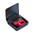 V12 Bluetooth 5.2 Business Hanging Ear Style Smart LED Digital Display Wireless Bluetooth Earphone with Charging Box (Red) - Bluetooth Earphone by PMC TechLife | Online Shopping South Africa | PMC TechLife