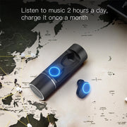 JAKCOM TWS Bluetooth 5.0 Multi-function Water-resistant Wireless Bluetooth Headset(Black)