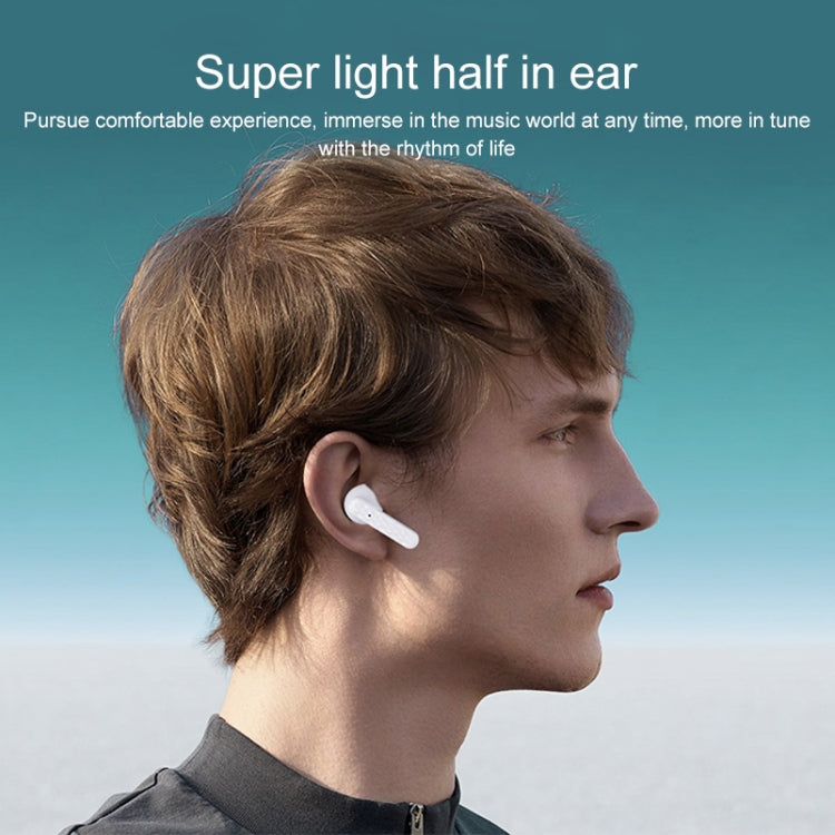 ZEQI T501 True Wireless Mini Bluetooth Earphone Support Touch(White)