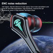 TWS-A10 Wireless Bluetooth Earphone with Charging Compartment(Black)