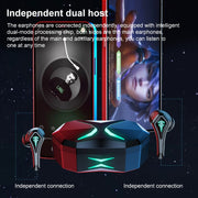 TWS-A10 Wireless Bluetooth Earphone with Charging Compartment(Black)