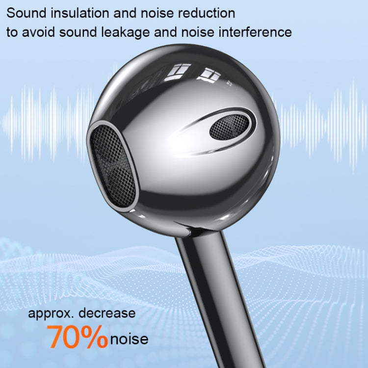 Langsdom V6 3.5mm Dual Plug Wired In-Ear Earphone with Microphone, Length: 2m (Black)
