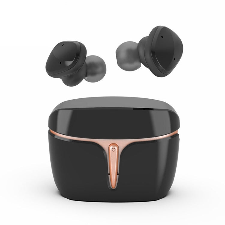 LE-703 Bluetooth 5.0 Water-resistant True Wireless Sports Bluetooth Earphone (Black)