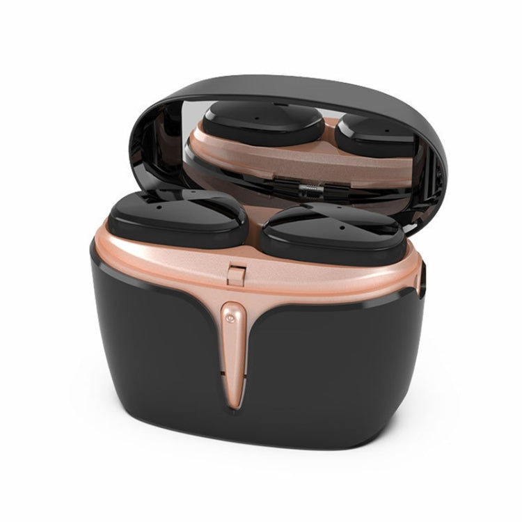 LE-703 Bluetooth 5.0 Water-resistant True Wireless Sports Bluetooth Earphone (Black)