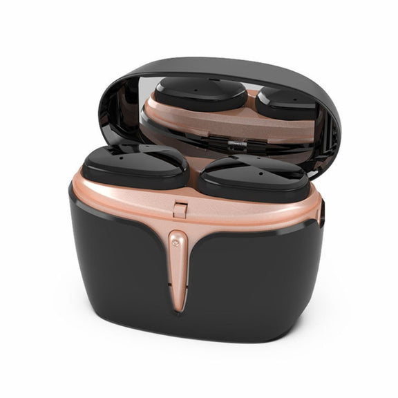 LE-703 Bluetooth 5.0 Water-resistant True Wireless Sports Bluetooth Earphone (Black)