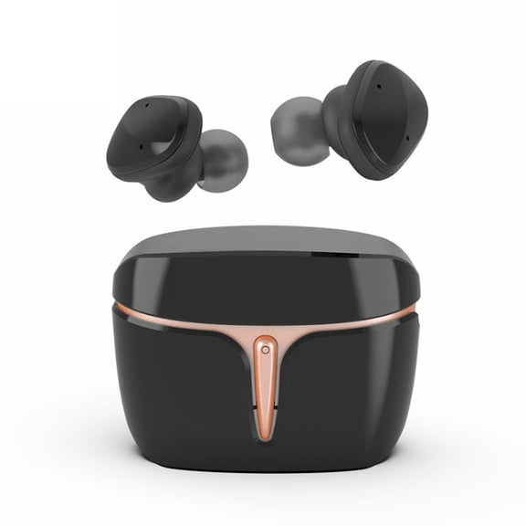 LE-703 Bluetooth 5.0 Water-resistant True Wireless Sports Bluetooth Earphone (Black)