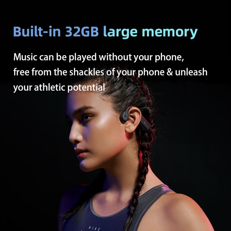 Sanag A9S Pro Air Conduction Bluetooth 5.1 HiFi Sports Earphone (White)