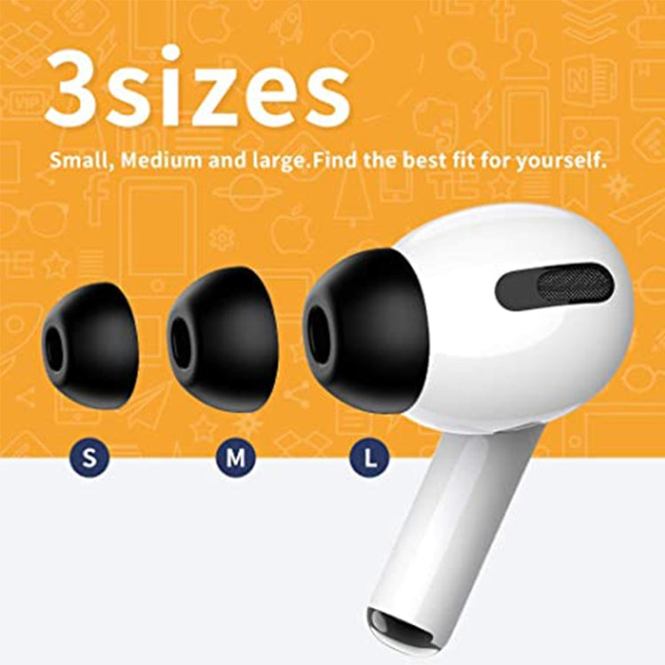 ZS0164 Slow Rebound Foam Earmuffs for AirPods Pro, Size: M (Grey)