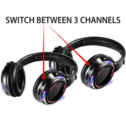 Professional Amplifier Audio Transmitter with Noise Cancelling Headphone Set
