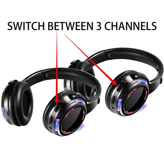 Professional Amplifier Audio Transmitter with Noise Cancelling Headphone Set