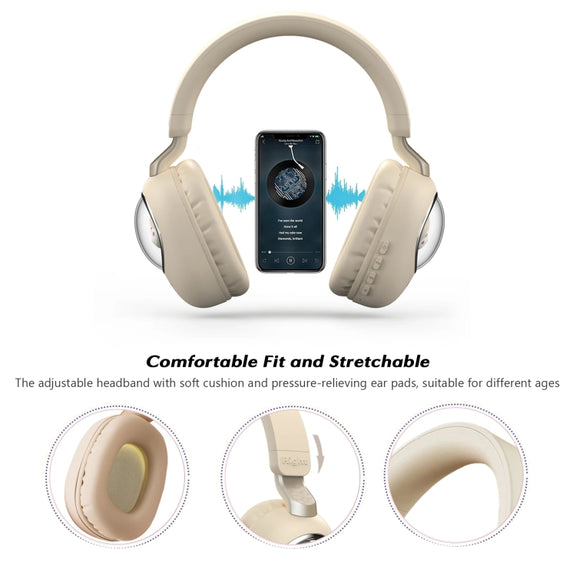 B4 RGB Cartoon Stereo Headset Wireless Bluetooth Headphones (Blue)