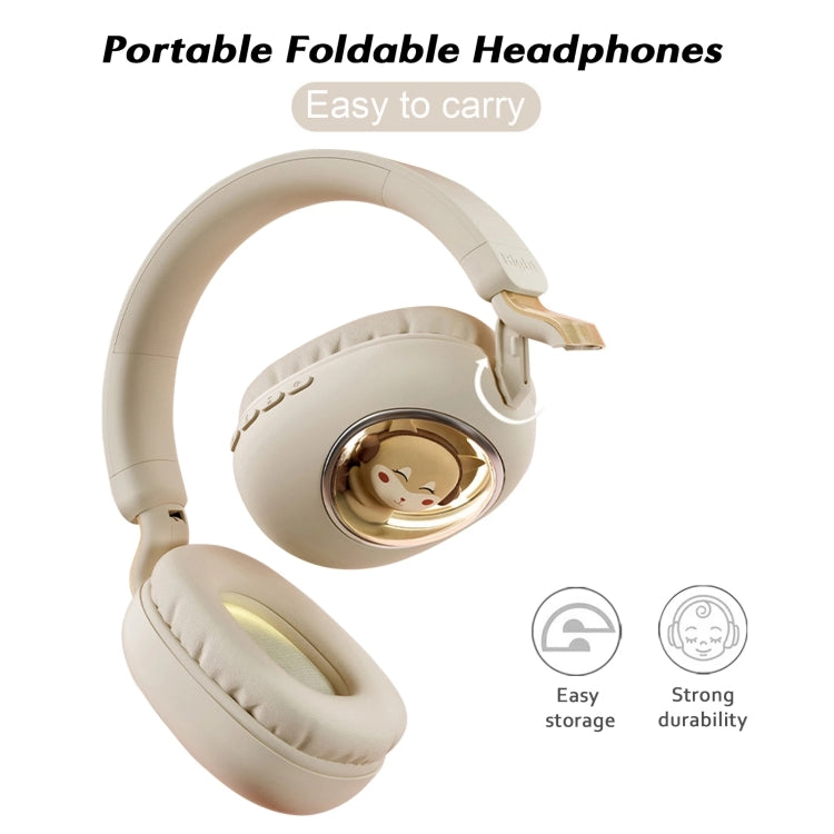 B4 RGB Cartoon Stereo Headset Wireless Bluetooth Headphones (Blue)