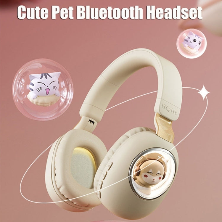 B4 RGB Cartoon Stereo Headset Wireless Bluetooth Headphones (Blue)