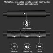 T33 3.5mm Interface Music Call Motorcycle Helmet Wired Headphone, Length: 1.2m