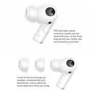 HUAWEI FreeBuds Pro 2 + TWS Extrasensory Perception Wireless Earphone Support Heart Rate & Body Temperature Monitoring(White)