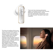 HUAWEI FreeBuds Pro 2 + TWS Extrasensory Perception Wireless Earphone Support Heart Rate & Body Temperature Monitoring(White)