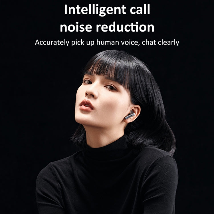 D MOOSTER D15 IPX4 Wireless Bluetooth 5.3 Earphone Fingertip Spinner (Silver)