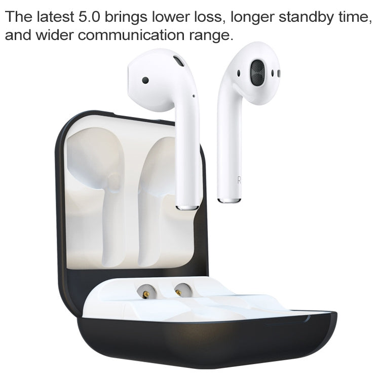 R300 TWS Bluetooth 5.0 Water-resistant Wireless Binaural Sport Bluetooth Headset(White)