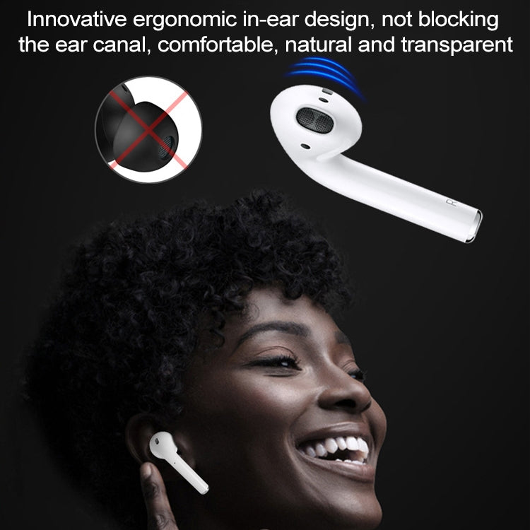 R300 TWS Bluetooth 5.0 Water-resistant Wireless Binaural Sport Bluetooth Headset(White)