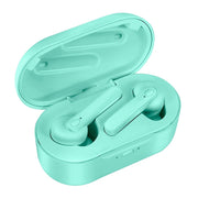 DT-5 IPX Water-resistant Bluetooth 5.0 Wireless Bluetooth Earphone with Magnetic Charging Box, Support Call & Power Bank Function(Green)