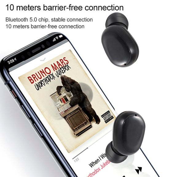 DT-14 Wireless Two Ear Bluetooth Headset Supports Touch & Smart Magnetic Charging & Power On Automatic Pairing(Pink)