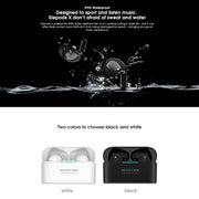 ELEPHONE Elepods X Wireless ANC Noise Cancellation Bluetooth 5.0 Earphone with Charging Box(Black)