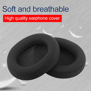 1 Pair Leather Sponge Protective Case for Steelseries Arctis 3 Pro  / Ice 5 / Ice 7 Headphone (White)