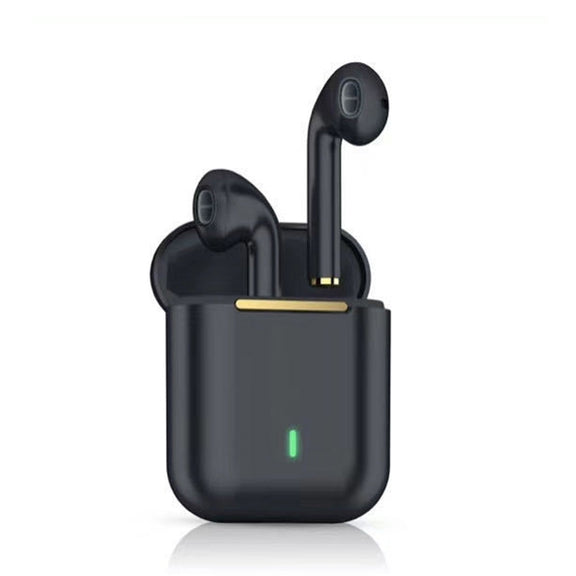 J18 Bluetooth 5.0 TWS Wireless Binaural Bluetooth Earphone with Charging Box(Black)
