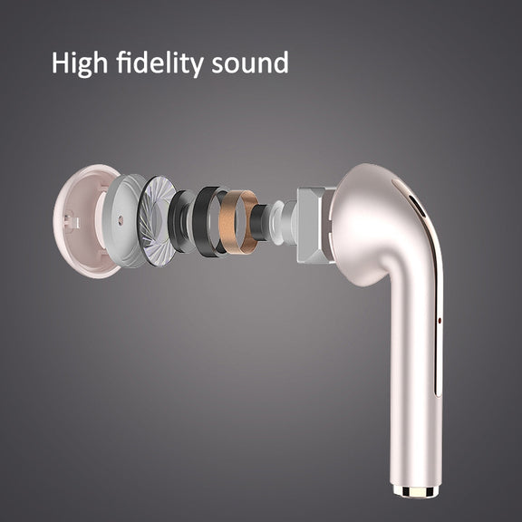 J18 Bluetooth 5.0 TWS Wireless Binaural Bluetooth Earphone with Charging Box(Green)