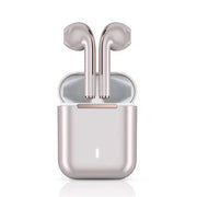 J18 Bluetooth 5.0 TWS Wireless Binaural Bluetooth Earphone with Charging Box(Rose Gold)