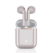 J18 Bluetooth 5.0 TWS Wireless Binaural Bluetooth Earphone with Charging Box(Rose Gold)