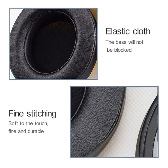 2 PCS For Razer Kraken 7.1 V2 Pro Headphone Cushion Sponge Black Net Cover Earmuffs Replacement Earpads