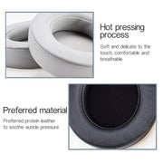 2 PCS For Razer Kraken 7.1 V2 Pro Headphone Cushion Sponge Grey Net Cover Earmuffs Replacement Earpads