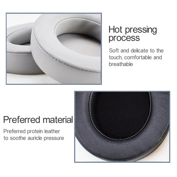 2 PCS For Razer Kraken 7.1 V2 Pro Headphone Cushion Sponge Grey Net Cover Earmuffs Replacement Earpads