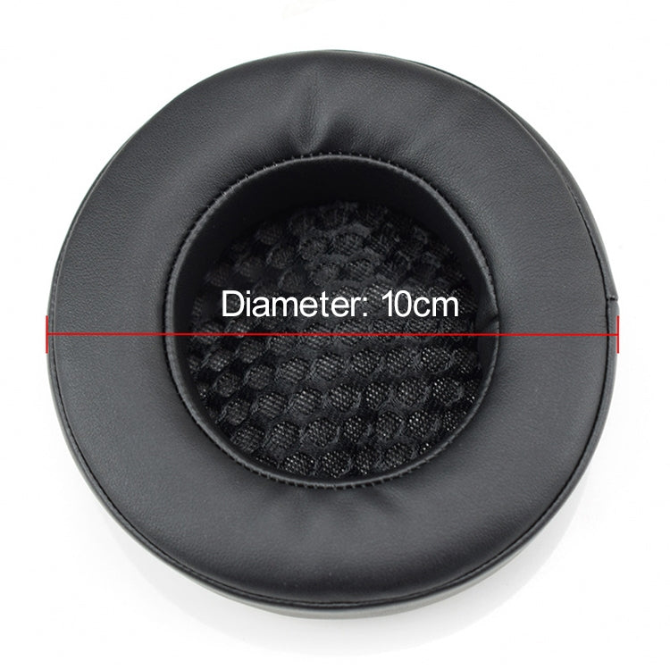 2 PCS For XIBERIA V2 / V5 / X10 / X12 Thicken Headphone Cushion Sponge Cover Earmuffs Replacement Earpads(Black)