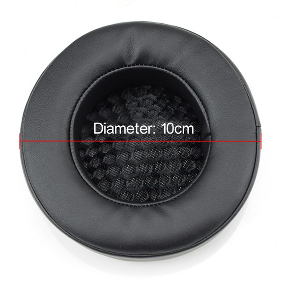 2 PCS For XIBERIA V2 / V5 / X10 / X12 Thicken Headphone Cushion Sponge Cover Earmuffs Replacement Earpads(Black)