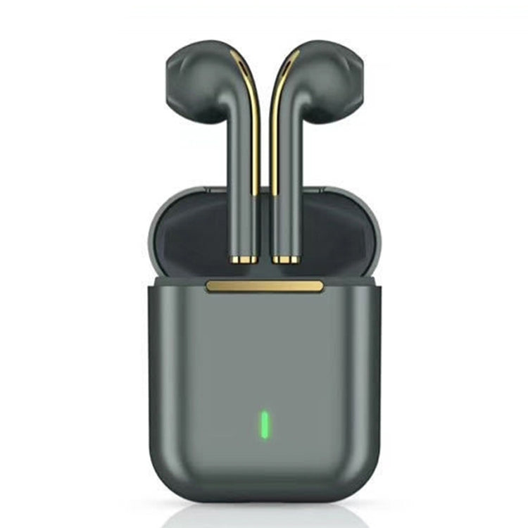 T&G J18 Bluetooth 5.1 TWS Wireless Binaural Bluetooth Earphone with Charging Box (Green)