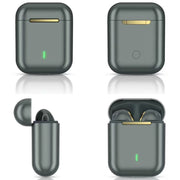 T&G J18 Bluetooth 5.1 TWS Wireless Binaural Bluetooth Earphone with Charging Box (Green)