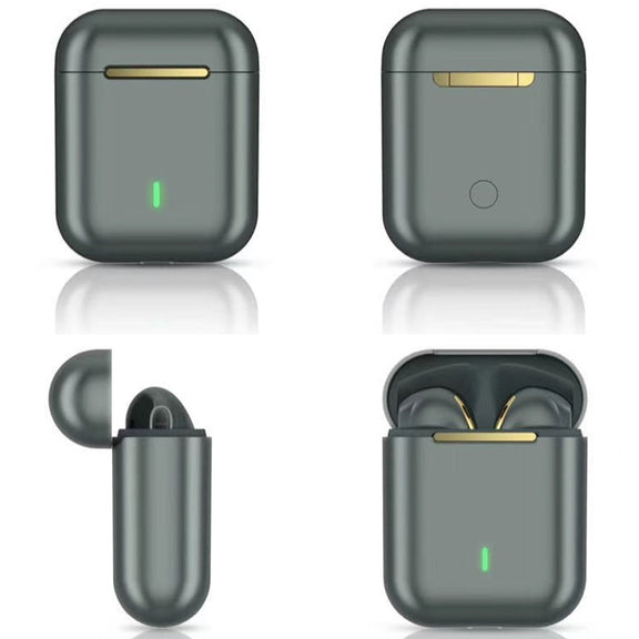 T&G J18 Bluetooth 5.1 TWS Wireless Binaural Bluetooth Earphone with Charging Box (Green)