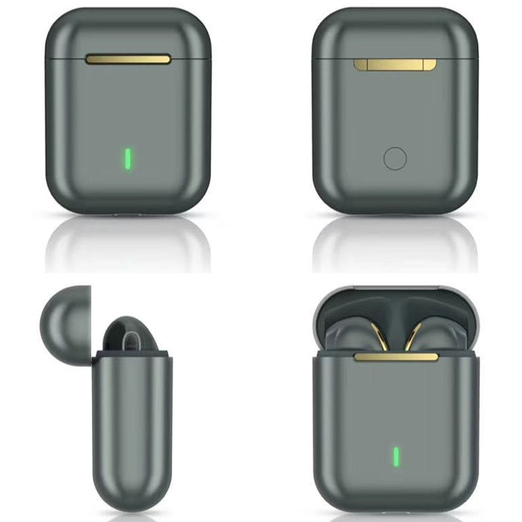 T&G J18 Bluetooth 5.1 TWS Wireless Binaural Bluetooth Earphone with Charging Box (Green)