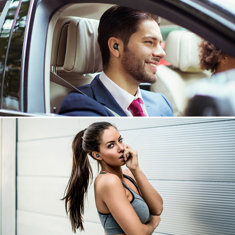 Drawer Type S2 Ear-in TWS Bluetooth V5.0 Wireless Earphones(Red)