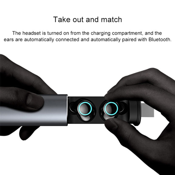 S5 Twins Sports Magnetic Ear-in TWS Bluetooth V5.0 Wireless Earphones(Red)