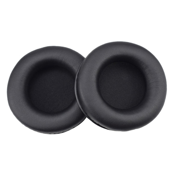 For JBL E50BT / Cuffie Synchros S500 & S700 Headphones Imitation Leather + Foam Soft Earphone Protective Cover Earmuffs, One Pair(Black)