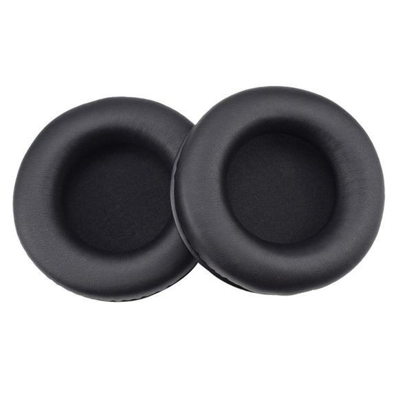For JBL E50BT / Cuffie Synchros S500 & S700 Headphones Imitation Leather + Foam Soft Earphone Protective Cover Earmuffs, One Pair(Black)