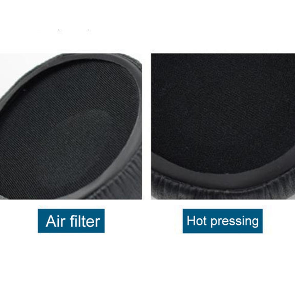For JBL E30 Headphones Imitation Leather + Foam Soft Earphone Protective Cover Earmuffs, One Pair(Black)