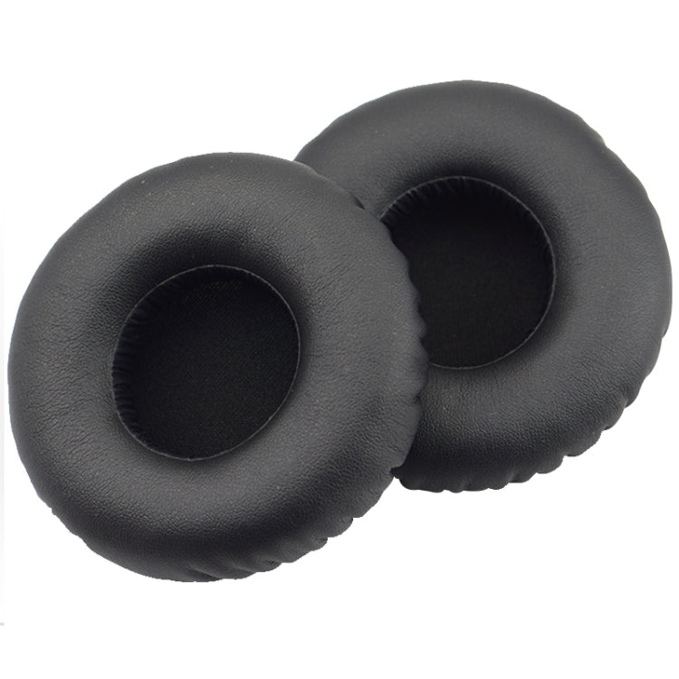 For JBL Synchros S400BT Headphones Imitation Leather + Memory Foam Soft Earphone Protective Cover Earmuffs, One Pair(Black)