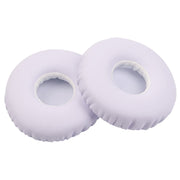 For JBL Synchros S400BT Headphones Imitation Leather + Memory Foam Soft Earphone Protective Cover Earmuffs, One Pair(White)