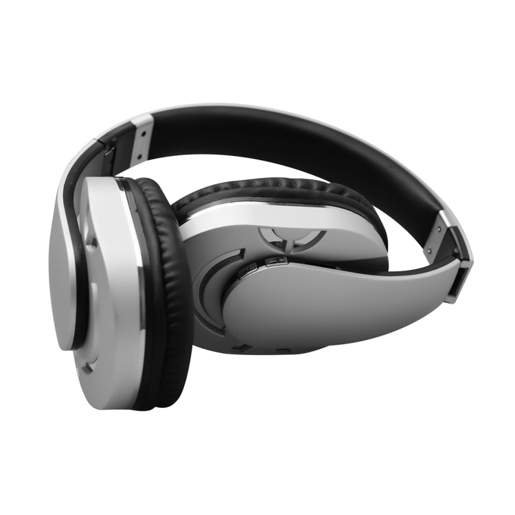 BTH-878 Foldable Wireless Bluetooth V4.1 Headset Stereo Sound Earphones (Silver)